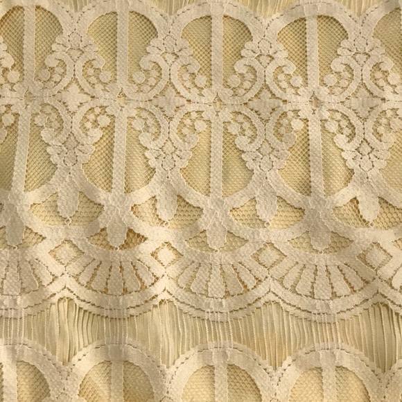 Max Studio Specialty product yellow lace dress - Picture 2 of 6